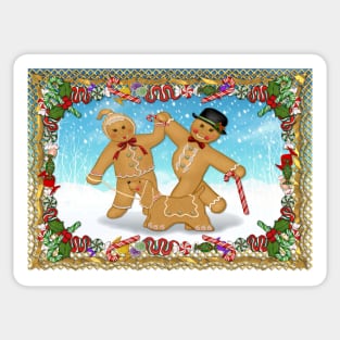 Gingerbread Christmas Sticker